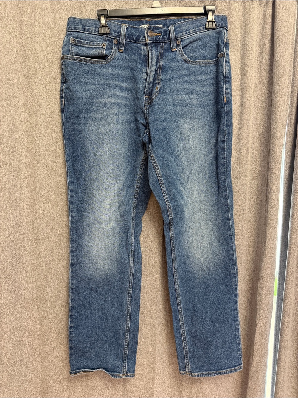Old Navy Straight-Leg Blue Denim Jeans